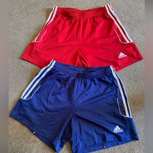 Women used adidas soccer shorts. Size small.